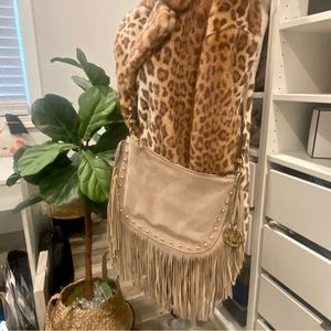 PRE LOVED MK MICHAEL KORS SUEDE BAG